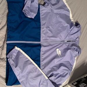 Medium purple and blue Nike wind jacket